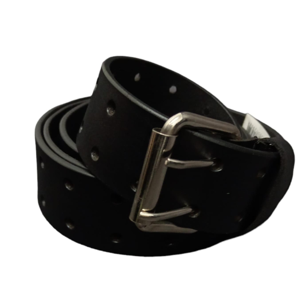 Leather Belt black #9524